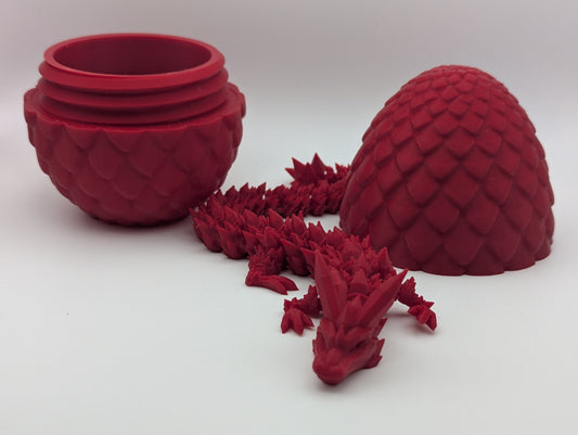 3D-Printed Articulating Dragon and Egg